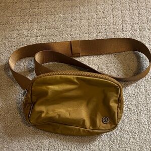 Lululemon Athletica Gold Belt Bag